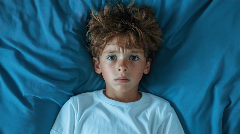 enfant qui a des problèmes de sommeil